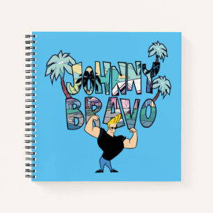 Johnny Bravo Palm Tree Name Notizblock