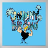Johnny Bravo Palm Tree Name Poster (Vorne)