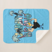 Johnny Bravo Palm Tree Name Sherpadecke (Vorderseite (Horizontal))