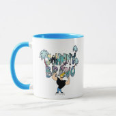 Johnny Bravo Palm Tree Name Tasse (Links)