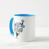 Johnny Bravo Palm Tree Name Tasse (Vorderseite Links)