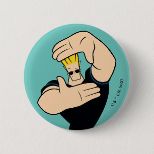 Johnny Bravo Picture Frame Pose Button