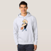 Johnny Bravo Picture Frame Pose Hoodie (Vorne ganz)