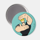Johnny Bravo Picture Frame Pose Magnet (Vorderseite/Rückseite)