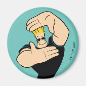 Johnny Bravo Picture Frame Pose Magnet (Vorne)