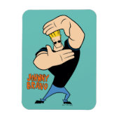 Johnny Bravo Picture Frame Pose Magnet (Vertikal)