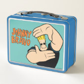 Johnny Bravo Picture Frame Pose Metall Brotdose (Rückseite)