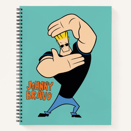 Johnny Bravo Picture Frame Pose Notizblock (Vorderseite)