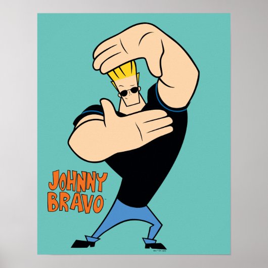 Johnny Bravo Picture Frame Pose Poster (Vorne)