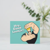 Johnny Bravo Picture Frame Pose Postkarte (Stehend Vorderseite)
