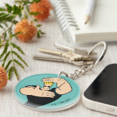 Johnny Bravo Picture Frame Pose Schlüsselanhänger (Vorderseite rechts)