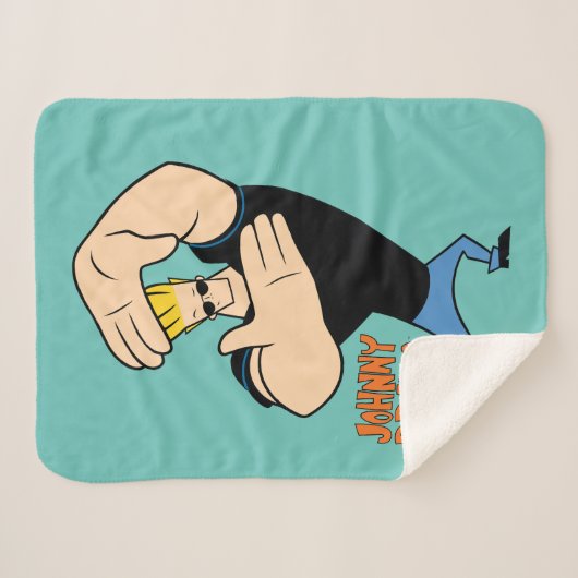 Johnny Bravo Picture Frame Pose Sherpadecke (Vorderseite (Horizontal))