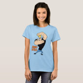Johnny Bravo Picture Frame Pose T-Shirt (Vorne ganz)