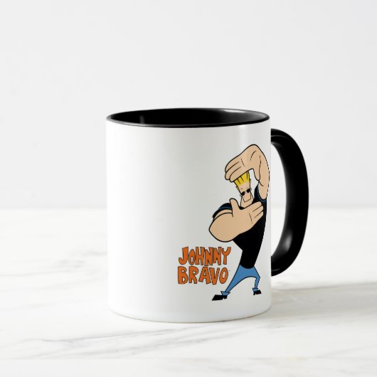 Johnny Bravo Picture Frame Pose Tasse (VorderseiteRechts)