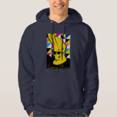 Johnny Bravo Pop Art Graphic Hoodie (Vorderseite)