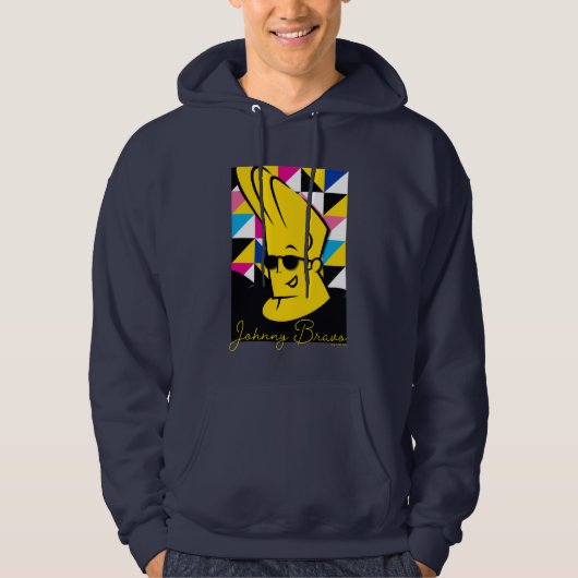 Johnny Bravo Pop Art Graphic Hoodie (Vorderseite)