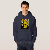 Johnny Bravo Pop Art Graphic Hoodie (Vorne ganz)