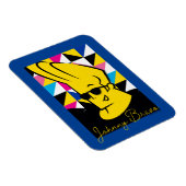 Johnny Bravo Pop Art Graphic Magnet (Rechte Seite)