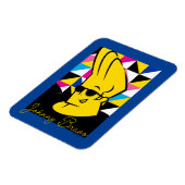 Johnny Bravo Pop Art Graphic Magnet (Linke Seite)
