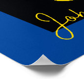 Johnny Bravo Pop Art Graphic Poster (Ecke)