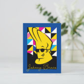 Johnny Bravo Pop Art Graphic Postkarte (Stehend Vorderseite)