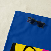 Johnny Bravo Pop Art Graphic Strandtuch (Beispiel)