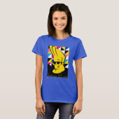 Johnny Bravo Pop Art Graphic T-Shirt (Vorne ganz)