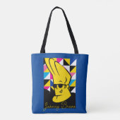 Johnny Bravo Pop Art Graphic Tasche (Rückseite)