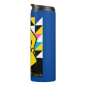 Johnny Bravo Pop Art Graphic Thermosbecher (Nach rechts gedreht)