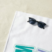 Johnny Bravo! Strandtuch (Beispiel)