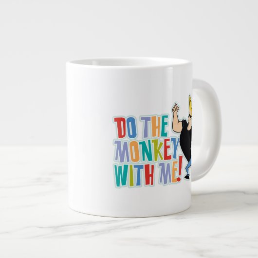 Johnny Bravo - Tu den Affen mit mir! Jumbo-Tasse (Vorderseite Rechts)
