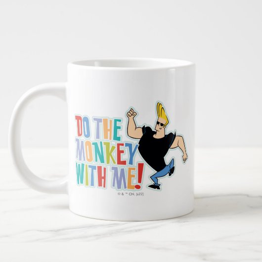 Johnny Bravo - Tu den Affen mit mir! Jumbo-Tasse (Links)