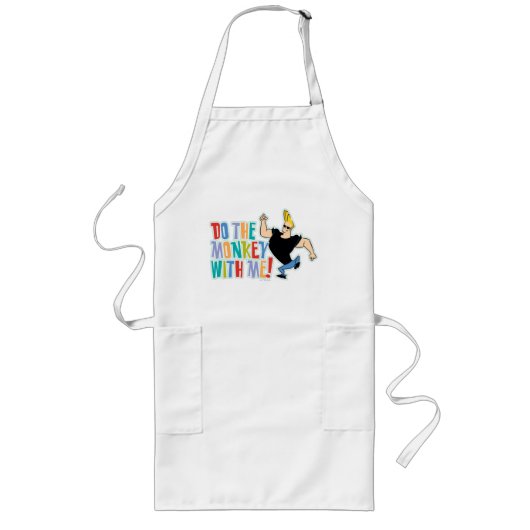 Johnny Bravo - Tu den Affen mit mir! Lange Schürze (Vorne)