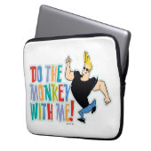 Johnny Bravo - Tu den Affen mit mir! Laptopschutzhülle (Vorderseite Links)