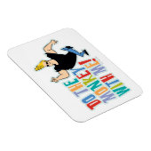 Johnny Bravo - Tu den Affen mit mir! Magnet (Rechte Seite)