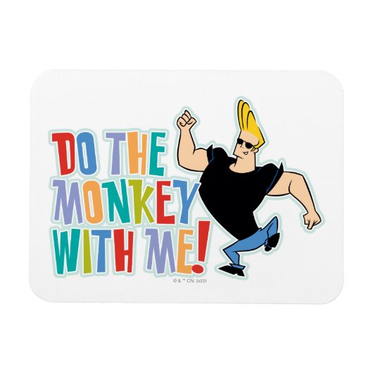 Johnny Bravo - Tu den Affen mit mir! Magnet (Horizontal)