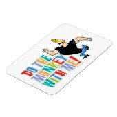 Johnny Bravo - Tu den Affen mit mir! Magnet (Linke Seite)