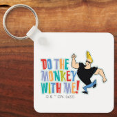 Johnny Bravo - Tu den Affen mit mir! Schlüsselanhänger (Vorderseite)