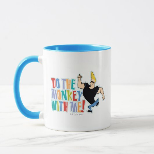 Johnny Bravo - Tu den Affen mit mir! Tasse (Links)