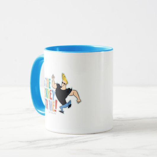 Johnny Bravo - Tu den Affen mit mir! Tasse (Vorderseite Links)