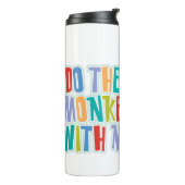 Johnny Bravo - Tu den Affen mit mir! Thermosbecher (Nach links gedreht)