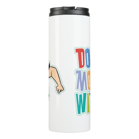 Johnny Bravo - Tu den Affen mit mir! Thermosbecher (Rückseite)