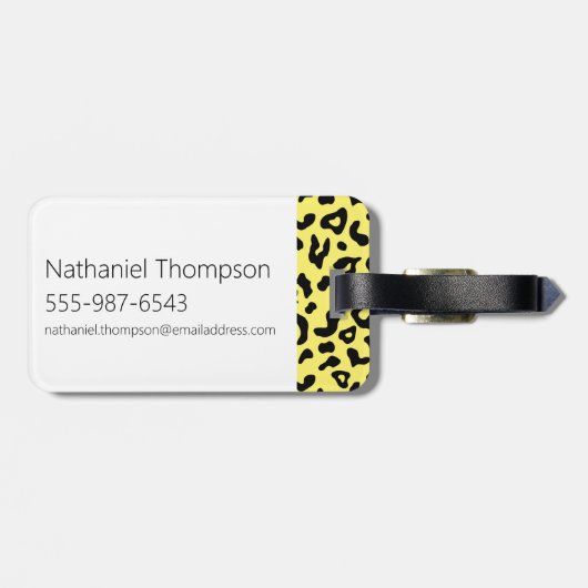 Johnny Bravo - Woah Momma Gepäckanhänger (Rückseite horizontal)