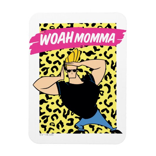 Johnny Bravo - Woah Momma Magnet (Vertikal)