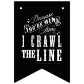 Johnny Cash Baby Shower Banner (Erste Fahne)
