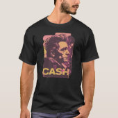 Johnny Cash Farbtee T-Shirt (Vorderseite)