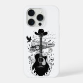 Johnny Cash Theme Phone Case iPhone Hülle (Rückseite)