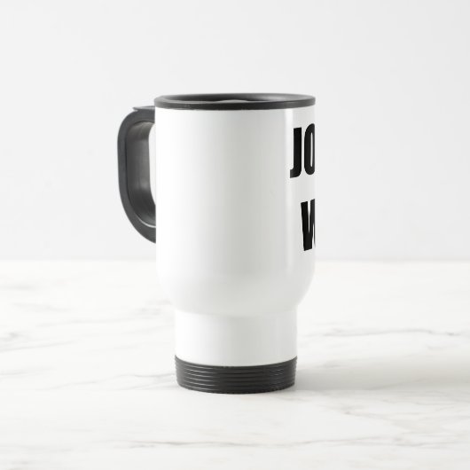 Johnny der reisebecher (Vorderseite Links)