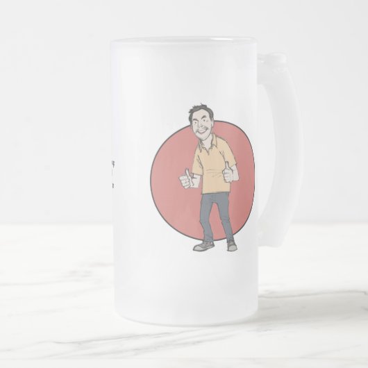 Johnny GP-Kollektor-Schale Mattglas Bierglas (VorderseiteRechts)