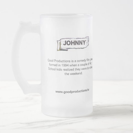 Johnny GP-Kollektor-Schale Mattglas Bierglas (Links)